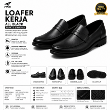 Loafer Kerja Pria Hitam Loafer Kerja Pria Hitam